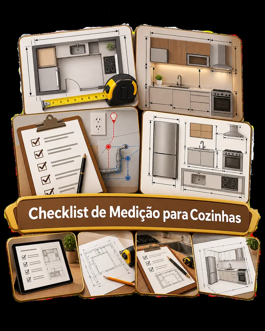 Bônus 1 — Checklist de Medição para Cozinhas