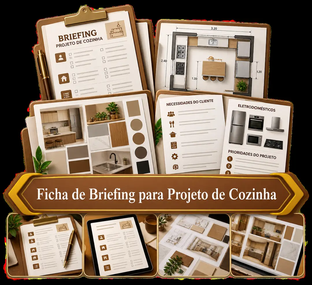 Bônus 3 — Ficha de Briefing para Projeto de Cozinha